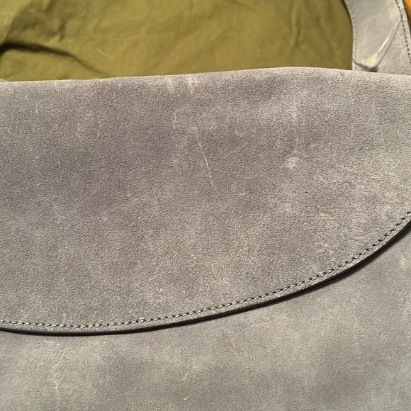 Prada Hand Bag Blue Suede Leather 2443256 - Picture 10 of 16